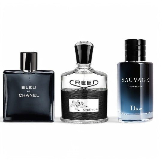 Combo da 3 Profumi – Creed, Bleu de Chanel, Sauvage
