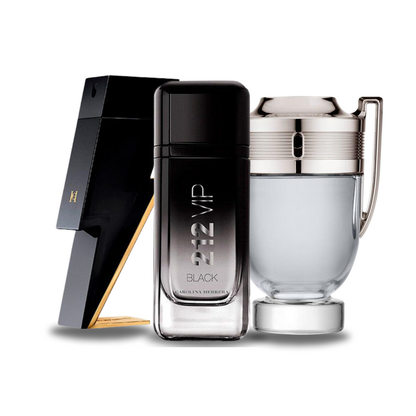 Combo da 3 Profumi – Bad Boy, 212 Black, Invictus
